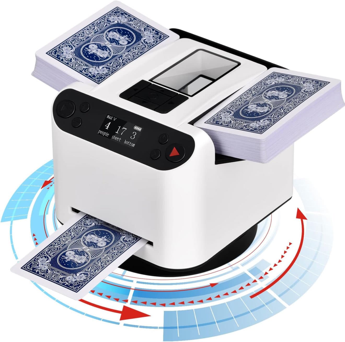 thumbnail image 2 of MDS-6 Multi-Deck Card Shuffler By Shuffle Tech – For Canasta & Playing Cards 2 of 5